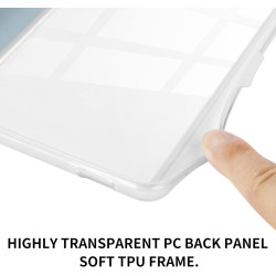 Housse pour Kobo Clara Color 2024 de 6 pouces, ultra transparente, douce et flexible, coque arrière en TPU transparente avec mis
