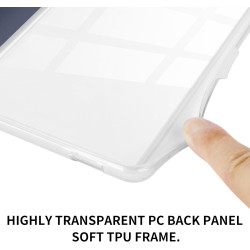 Coque pour Kobo Clara 2E 2022 de 6 pouces, ultra transparente, souple et flexible, en TPU avec mise en veille/réveil automatique