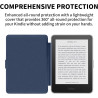 Étui pour Kobo Clara BW 2024 de 15,2 cm, ultra transparent, souple, flexible, transparent, coque arrière en TPU avec mise hors t