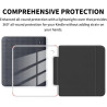 Coque pour Kobo Libra 2 2021 de 17,8 cm, ultra transparente, souple, flexible, transparente, coque arrière en TPU avec mise en v