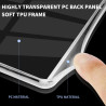 Coque pour 17,8 cm Kobo Libra 2 2021 Lancée Coque Arrière Ultra Transparente Souple Souple Transparente TPU avec Veille/Réveil A