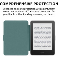 Coque pour Kobo Clara Color 2024 de 6 pouces, ultra transparente, souple et flexible, en TPU avec mise en veille/réveil automati