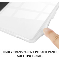 Coque pour Kobo Clara Color 2024 de 6 pouces, ultra transparente, souple et flexible, en TPU avec mise en veille/réveil automati