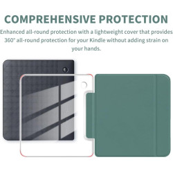 Coque pour 17.8cm Kobo Libra 2 2021 Lancé Ultra Transparente Souple Souple Transparente Coque Arrière en TPU avec Veille/Réveil 