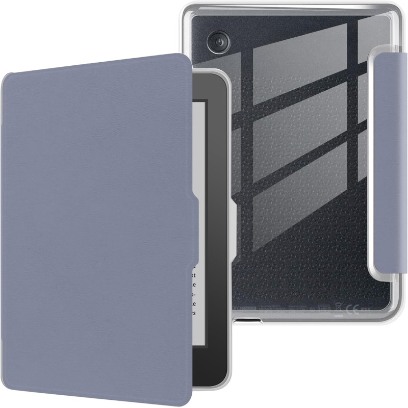Coque pour Kobo Clara Color 2024 de 6 pouces, ultra transparente, souple et flexible, coque arrière en TPU avec mise en veille/r