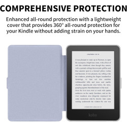 Coque pour Kobo Clara Color 2024 de 6 pouces, ultra transparente, souple et flexible, coque arrière en TPU avec mise en veille/r