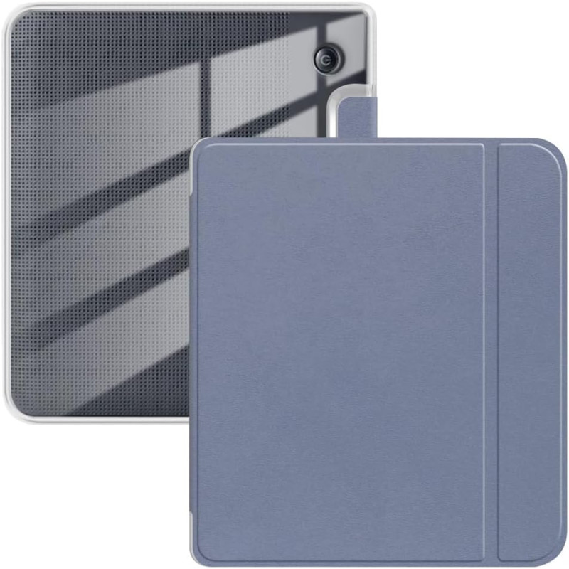 Coque pour Kobo Libra 2 2021 de 17,8 cm, ultra transparente, douce, flexible, transparente, coque arrière en TPU avec mise en ve