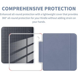 Coque pour Kobo Libra 2 2021 de 17,8 cm, ultra transparente, douce, flexible, transparente, coque arrière en TPU avec mise en ve