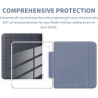 Coque pour Kobo Libra 2 2021 de 17,8 cm, ultra transparente, douce, flexible, transparente, coque arrière en TPU avec mise en ve