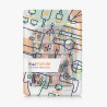 kwmobile Étui Compatible avec Amazon Kindle (2022/2024) Coque - Étui à Rabat magnétique Tablette eReader Similicuir - Bleu-Vert-
