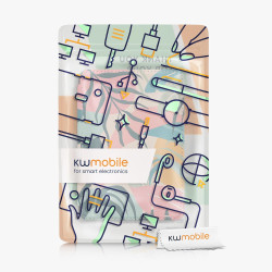 kwmobile Étui Compatible avec Amazon Kindle (2022/2024) Coque - Étui à Rabat magnétique Tablette eReader Similicuir - Rose Clair