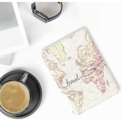 kwmobile Étui Compatible avec Amazon Kindle (2022/2024) Coque - Étui à Rabat magnétique Tablette eReader Similicuir - Noir-Multi