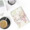 kwmobile Étui Compatible avec Amazon Kindle (2022/2024) Coque - Étui à Rabat magnétique Tablette eReader Similicuir - Noir-Multi