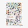 kwmobile Étui Compatible avec Amazon Kindle (2022/2024) Coque - Étui à Rabat magnétique Tablette eReader Similicuir - Noir-Multi