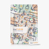 Kwmobile étui compatible avec amazon kindle (2022/2024) coque - étui à rabat magnétique tablette ereader similicuir - jaune-vert