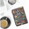 kwmobile Étui Compatible avec Amazon Kindle (2022/2024) Coque - Étui à Rabat magnétique Tablette eReader Similicuir - Multicolor