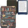 kwmobile Étui Compatible avec Amazon Kindle (2022/2024) Coque - Étui à Rabat magnétique Tablette eReader Similicuir - Multicolor