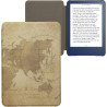 kwmobile Étui Compatible avec Amazon Kindle (2022/2024) Coque - Étui à Rabat magnétique Tablette eReader Similicuir - Marron-Mar