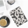 kwmobile Étui Compatible avec Amazon Kindle (2022/2024) Coque - Étui à Rabat magnétique Tablette eReader Similicuir - Noir-Blanc
