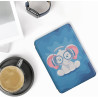 kwmobile Étui Compatible avec Amazon Kindle (2022/2024) Coque - Étui à Rabat magnétique Tablette eReader Similicuir - Bleu Clair