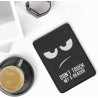 kwmobile Étui Compatible avec Amazon Kindle (2022/2024) Coque - Étui à Rabat magnétique Tablette eReader Similicuir - Blanc-Noir