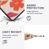 kwmobile Étui Compatible avec Amazon Kindle (2022/2024) Coque - Étui à Rabat magnétique Tablette eReader Similicuir - Fuchsia-Bl