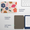 kwmobile Étui Compatible avec Amazon Kindle (2022/2024) Coque - Étui à Rabat magnétique Tablette eReader Similicuir - Fuchsia-Bl