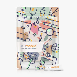 kwmobile Étui Compatible avec Amazon Kindle (2022/2024) Coque - Étui à Rabat magnétique Tablette eReader Similicuir - Fuchsia-Bl