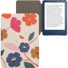 kwmobile Étui Compatible avec Amazon Kindle (2022/2024) Coque - Étui à Rabat magnétique Tablette eReader Similicuir - Fuchsia-Bl