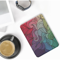 kwmobile Étui Compatible avec Amazon Kindle (2022/2024) Coque - Étui à Rabat magnétique Tablette eReader Similicuir - Fuchsia-Bl