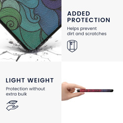 kwmobile Étui Compatible avec Amazon Kindle (2022/2024) Coque - Étui à Rabat magnétique Tablette eReader Similicuir - Fuchsia-Bl
