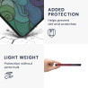 kwmobile Étui Compatible avec Amazon Kindle (2022/2024) Coque - Étui à Rabat magnétique Tablette eReader Similicuir - Fuchsia-Bl