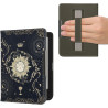 kwmobile Étui Compatible avec Kobo Clara BW/Colour Coque - Étui à Rabat magnétique Tablette eReader Similicuir avec Sangle - Ble