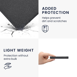 kwmobile Étui Compatible avec Kobo Clara BW/Colour Coque - Étui à Rabat magnétique Tablette eReader Similicuir avec Sangle - Ble