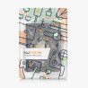 kwmobile Étui Compatible avec Kobo Clara BW/Colour Coque - Étui à Rabat magnétique Tablette eReader Similicuir avec Sangle - Ble