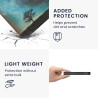 kwmobile Étui Compatible avec Kobo Clara BW/Colour Coque - Étui à Rabat magnétique Tablette eReader Similicuir avec Sangle - Ble