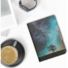 kwmobile Étui Compatible avec Kobo Clara BW/Colour Coque - Étui à Rabat magnétique Tablette eReader Similicuir avec Sangle - Ble