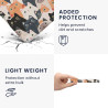 Kwmobile étui compatible avec kobo clara bw/colour coque - étui à rabat magnétique tablette ereader similicuir avec sangle - ora
