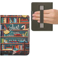 kwmobile Étui Compatible avec Kobo Clara BW/Colour Coque - Étui à Rabat magnétique Tablette eReader Similicuir avec Sangle - Mul