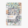 kwmobile Étui Compatible avec Kobo Clara BW/Colour Coque - Étui à Rabat magnétique Tablette eReader Similicuir avec Sangle - Tau