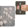 kwmobile Étui Compatible avec Kobo Clara BW/Colour Coque - Étui à Rabat magnétique Tablette eReader Similicuir avec Sangle - Tau