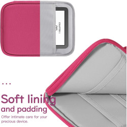 Vinabilia 6-7" protectrice housse pour 7" nouveau kindle paperblanc et kindle colorsoft signature edition, 6" kindle 11e générat
