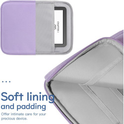 Vinabilia 6-7" protectrice housse pour 7" nouveau kindle paperblanc et kindle colorsoft signature edition, 6" kindle 11e générat
