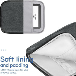 Vinabilia 6-7" protectrice housse pour 7" nouveau kindle paperblanc et kindle colorsoft signature edition, 6" kindle 11e générat