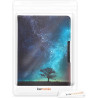 kwmobile Étui Compatible avec Tolino Vision 1/2 / 3/4 HD Coque - Étui à Rabat magnétique Tablette eReader Similicuir - Bleu-Gris