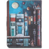 kwmobile Étui Compatible avec Tolino Vision 1/2 / 3/4 HD Coque - Étui à Rabat magnétique Tablette eReader Similicuir - Multicolo