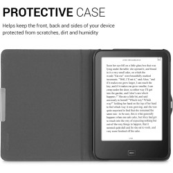 kwmobile Étui Compatible avec Tolino Vision 1/2 / 3/4 HD Coque - Étui à Rabat magnétique Tablette eReader Similicuir - Multicolo