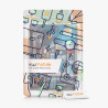 kwmobile Étui Compatible avec Tolino Vision 1/2 / 3/4 HD Coque - Étui à Rabat magnétique Tablette eReader Similicuir - Multicolo