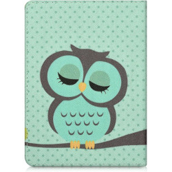 kwmobile Étui Compatible avec Tolino Vision 1/2 / 3/4 HD Coque - Étui à Rabat magnétique Tablette eReader Similicuir - Turquoise