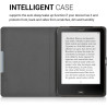 kwmobile Étui Compatible avec Tolino Vision 1/2 / 3/4 HD Coque - Étui à Rabat magnétique Tablette eReader Similicuir - Turquoise